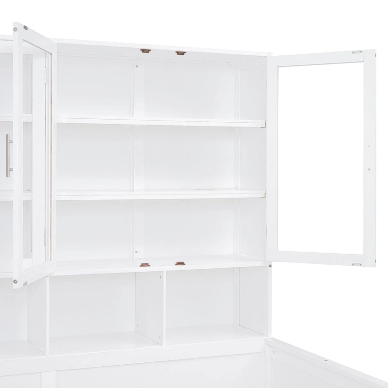 Letto divano con libreria e illuminazione a LED, 1 posto, singolo/una piazza e mezza, Bianco/Grigio