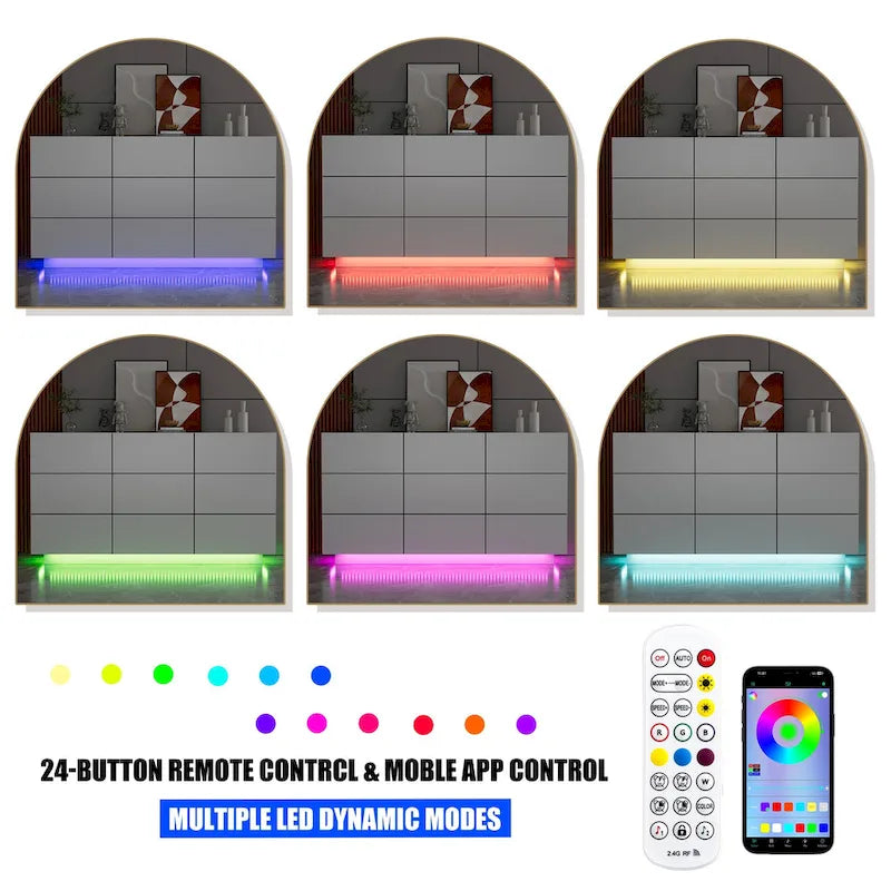 Cassettiera a 9 cassetti con luce LED, Bianco/Nero/Marmore/Blu Marino, Singola