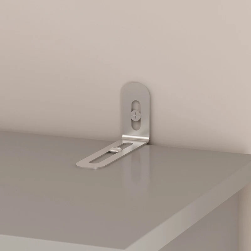 Appendiabiti da ingresso con panca e ganci, grigio/nero/bianco – Organizer per 4 persone