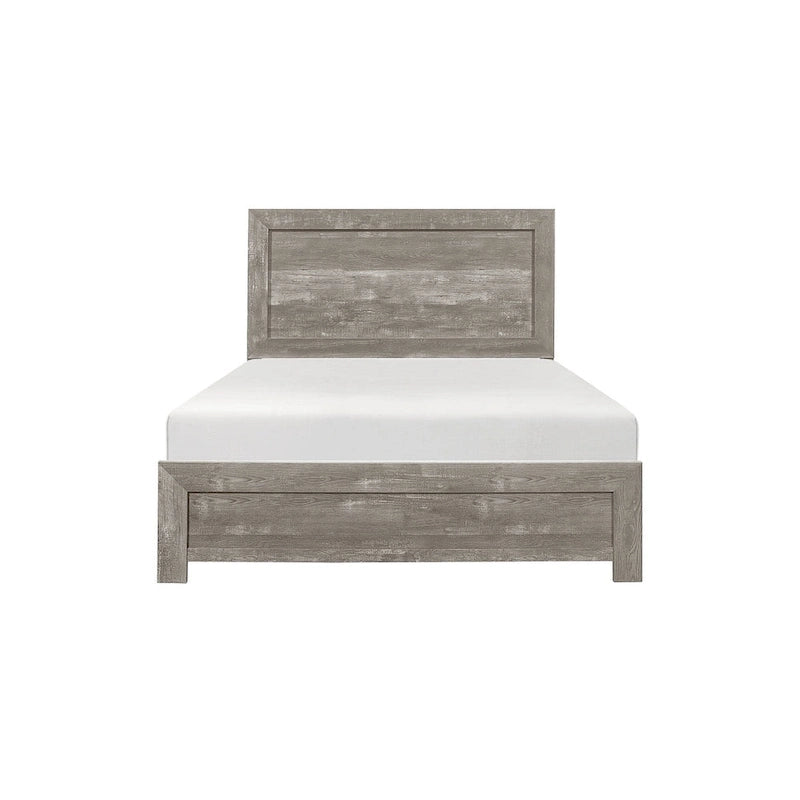Set camera da letto moderno grigio a pannelli, 3 pezzi, per letto singolo/una piazza e mezza/matrimoniale alla francese/matrimoniale