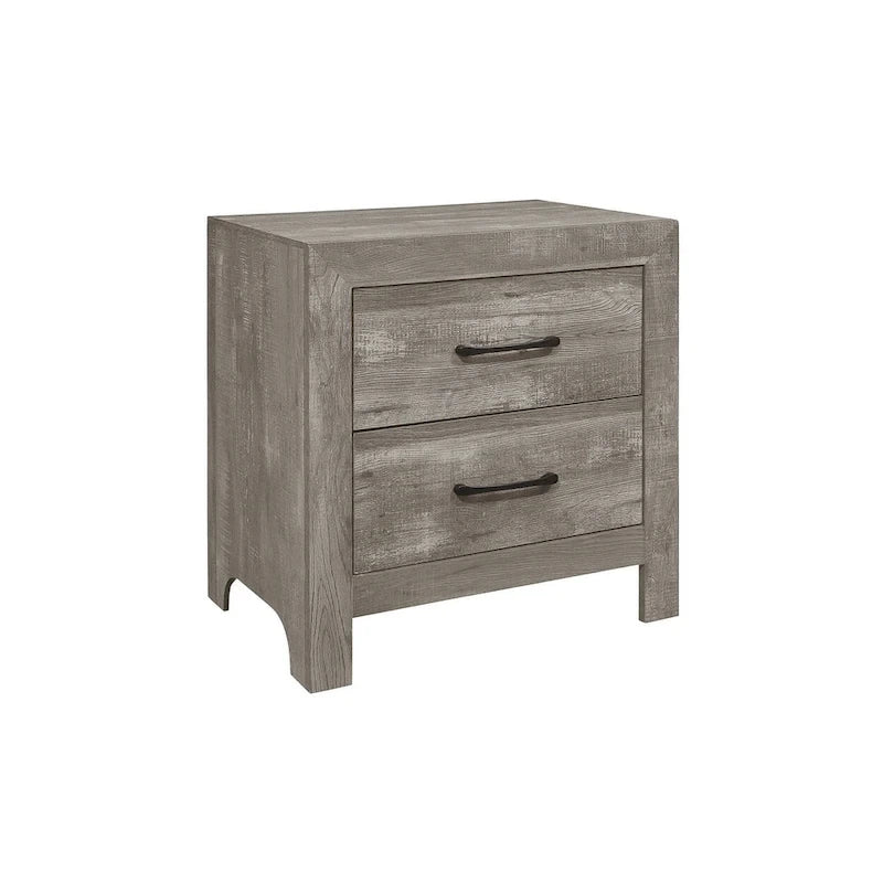 Set camera da letto moderno grigio a pannelli, 3 pezzi, per letto singolo/una piazza e mezza/matrimoniale alla francese/matrimoniale