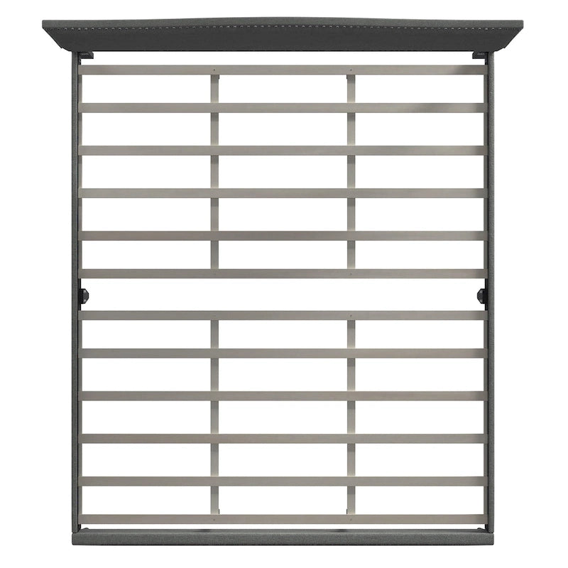 Letto imbottito con piattaforma a gobba di cammello color pietra/beige/grigio, Queen/King/Cal King, 1-2 persone