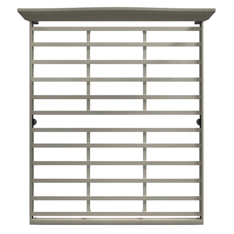 Letto imbottito con piattaforma a gobba di cammello color pietra/beige/grigio, Queen/King/Cal King, 1-2 persone